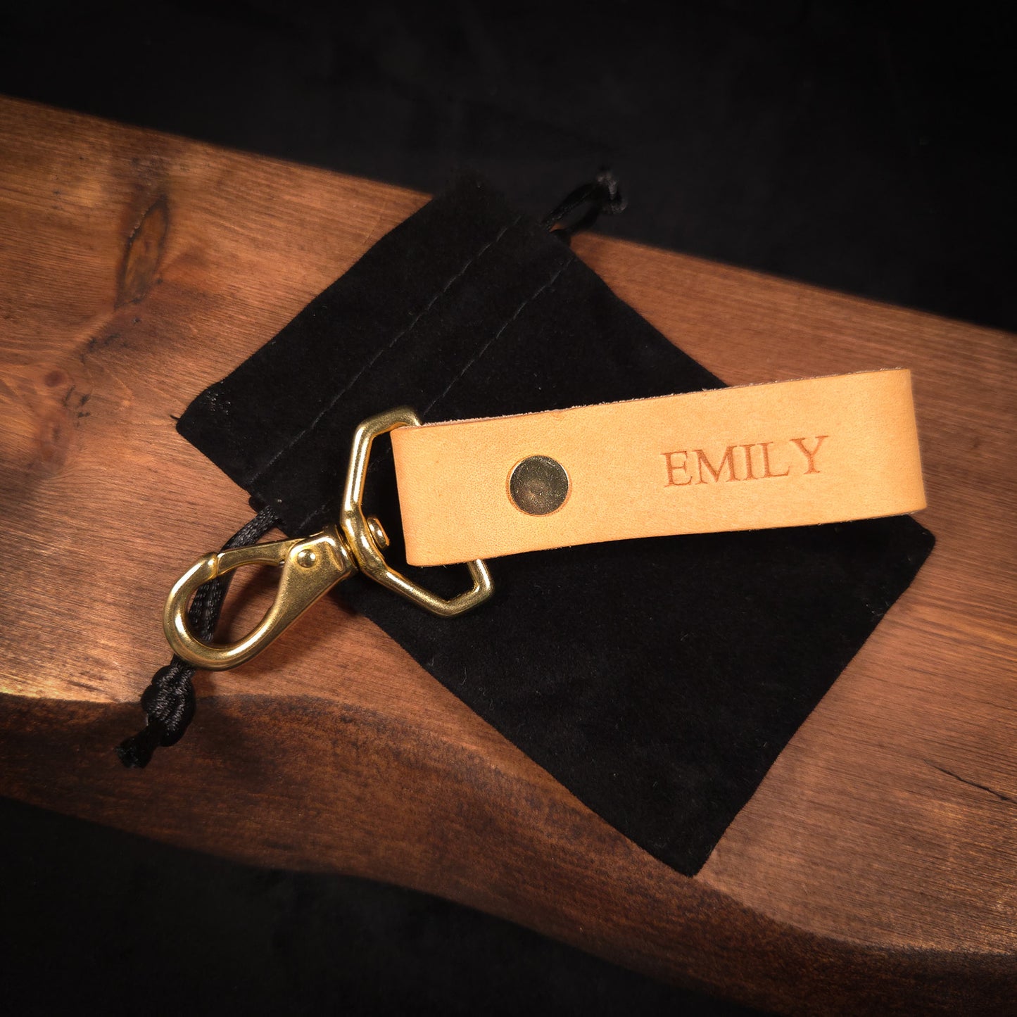 The Matlock Handmade Leather Keychain