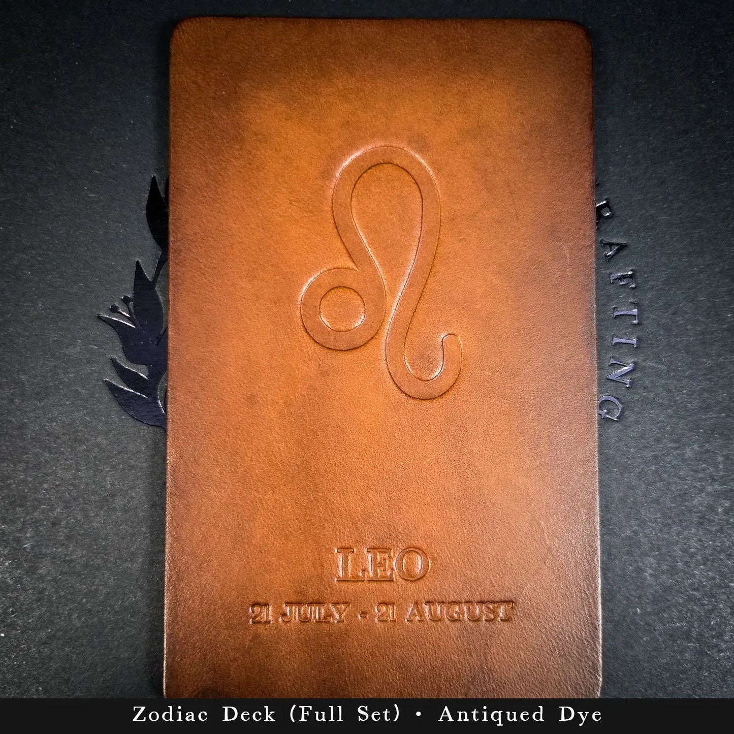 Handmade Zodiac Leather Deck