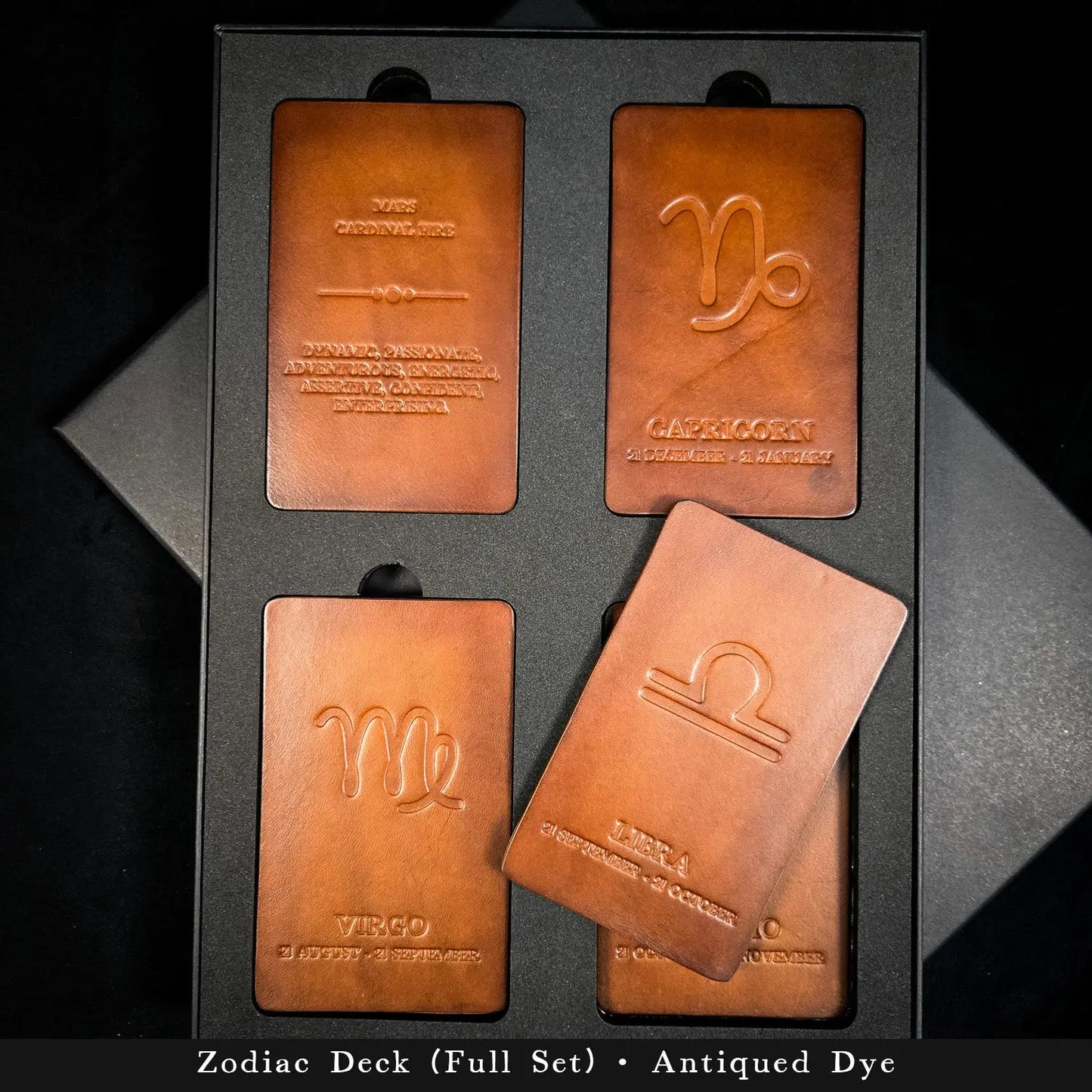 Handmade Zodiac Leather Deck