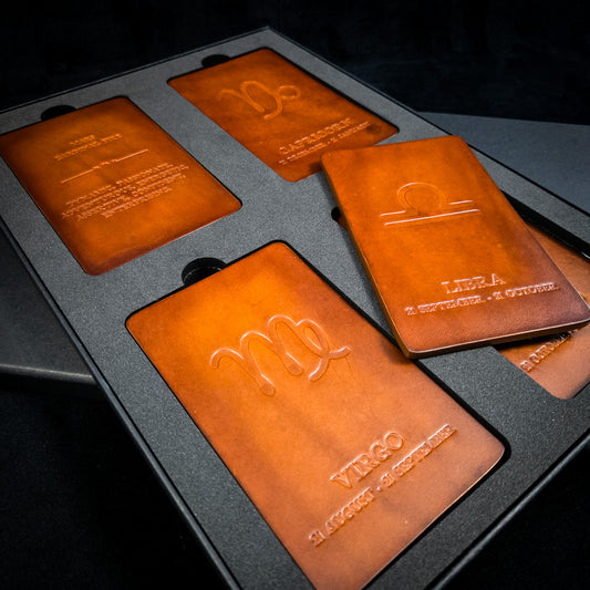 Handmade Zodiac Leather Deck