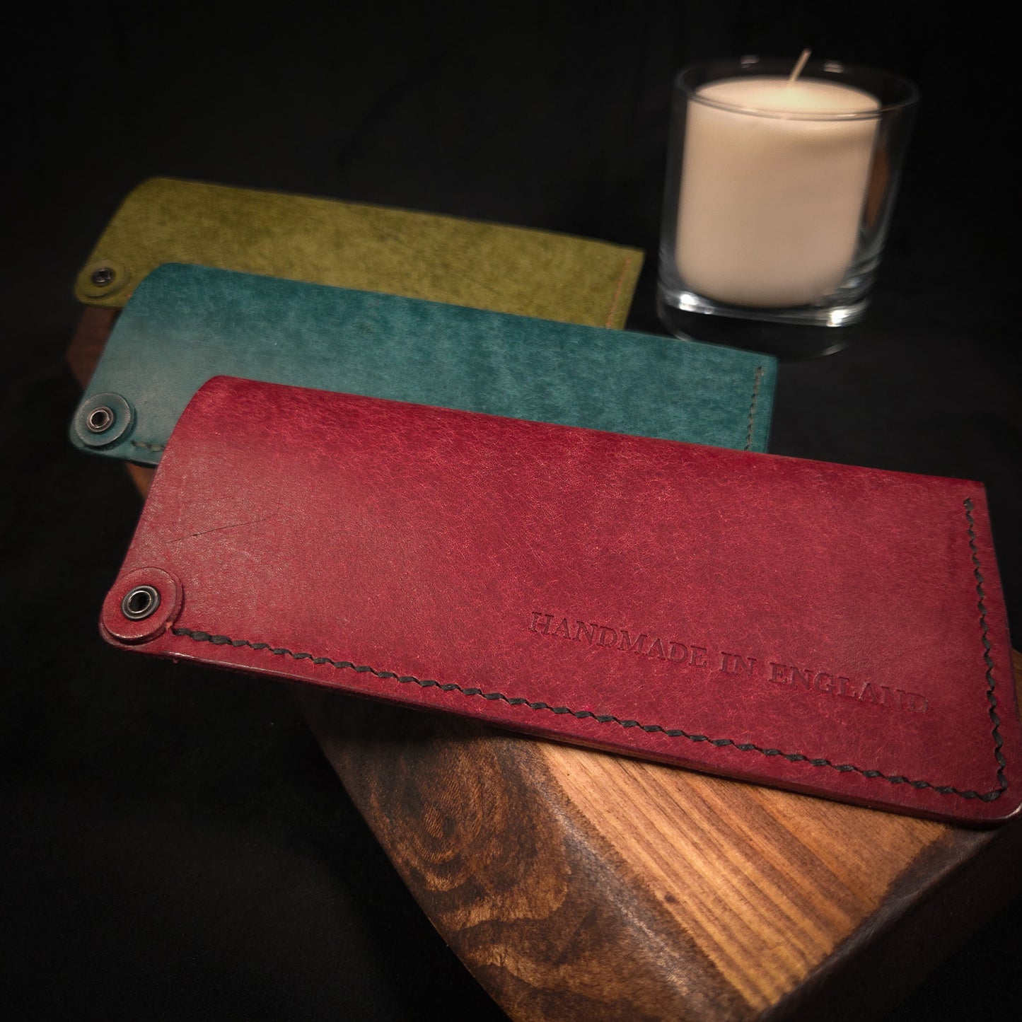 Handmade Leather Glasses Case (Pouch)
