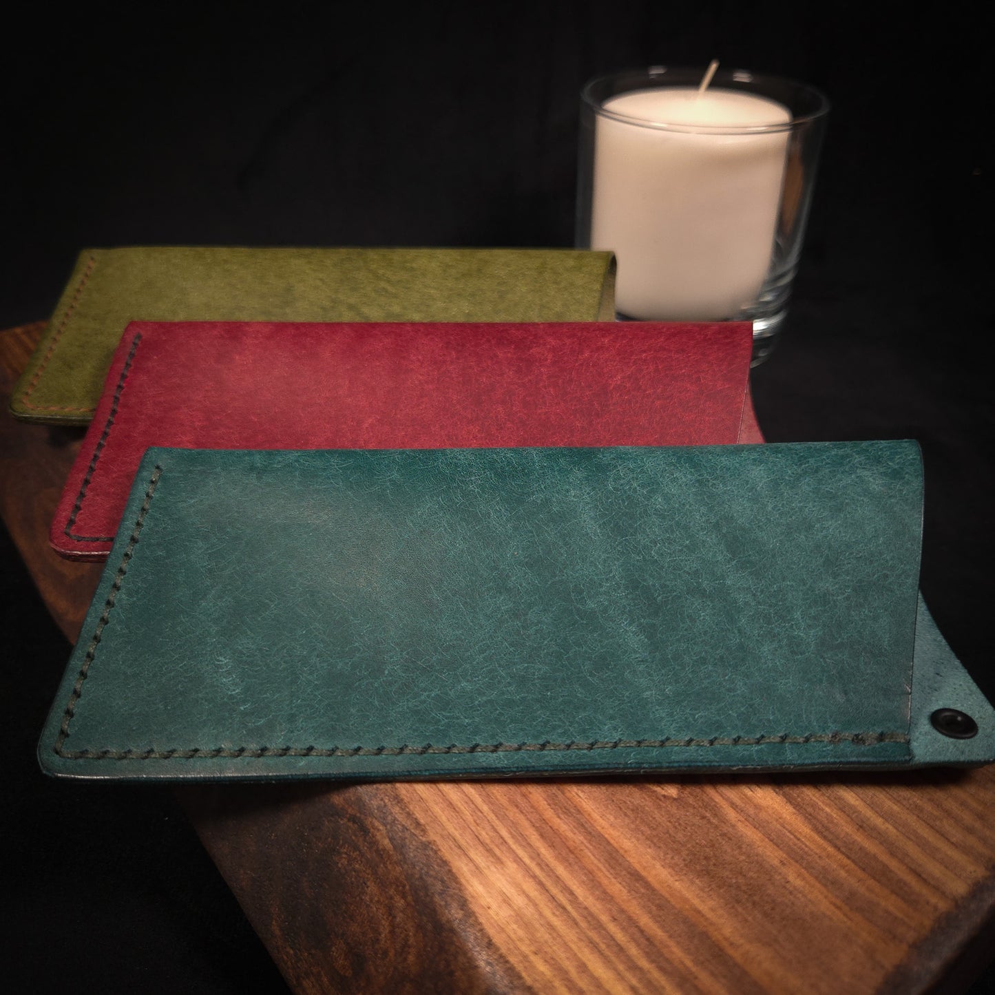 Handmade Leather Glasses Case (Pouch)