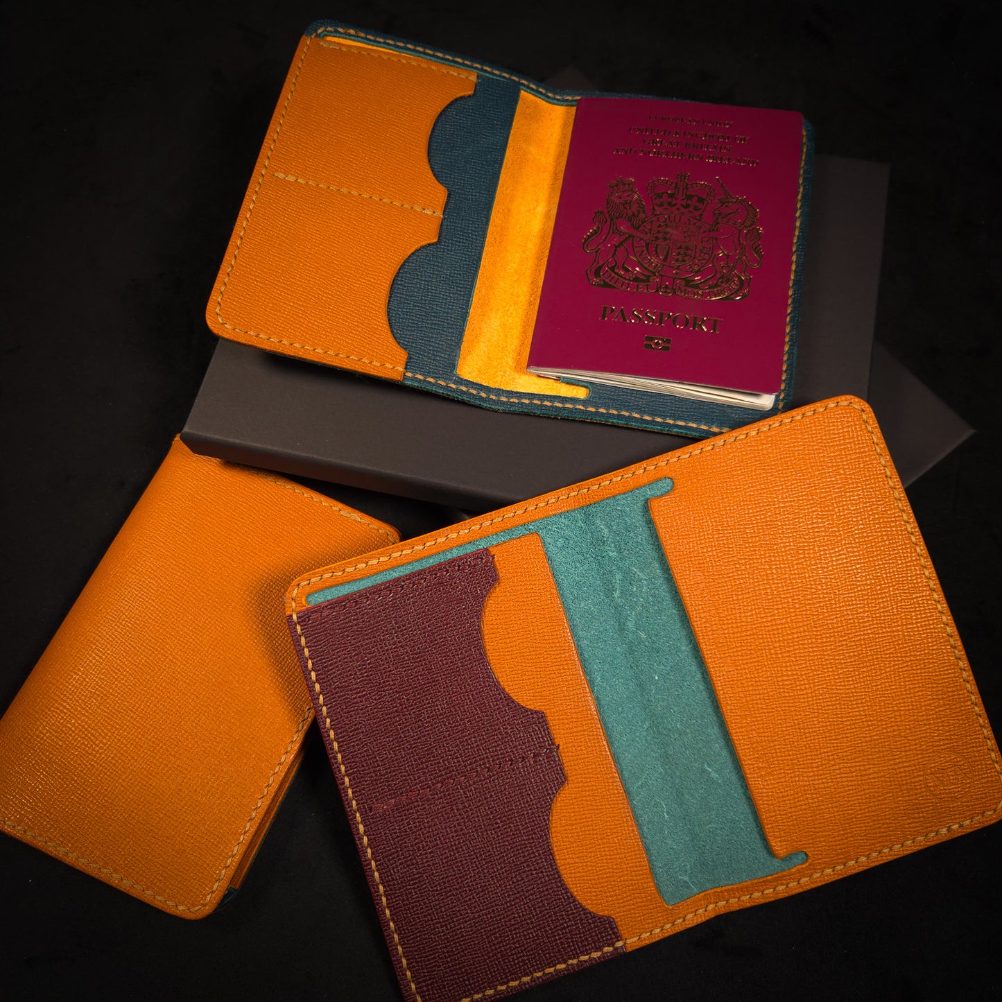 Saffiano Leather Passport Cover