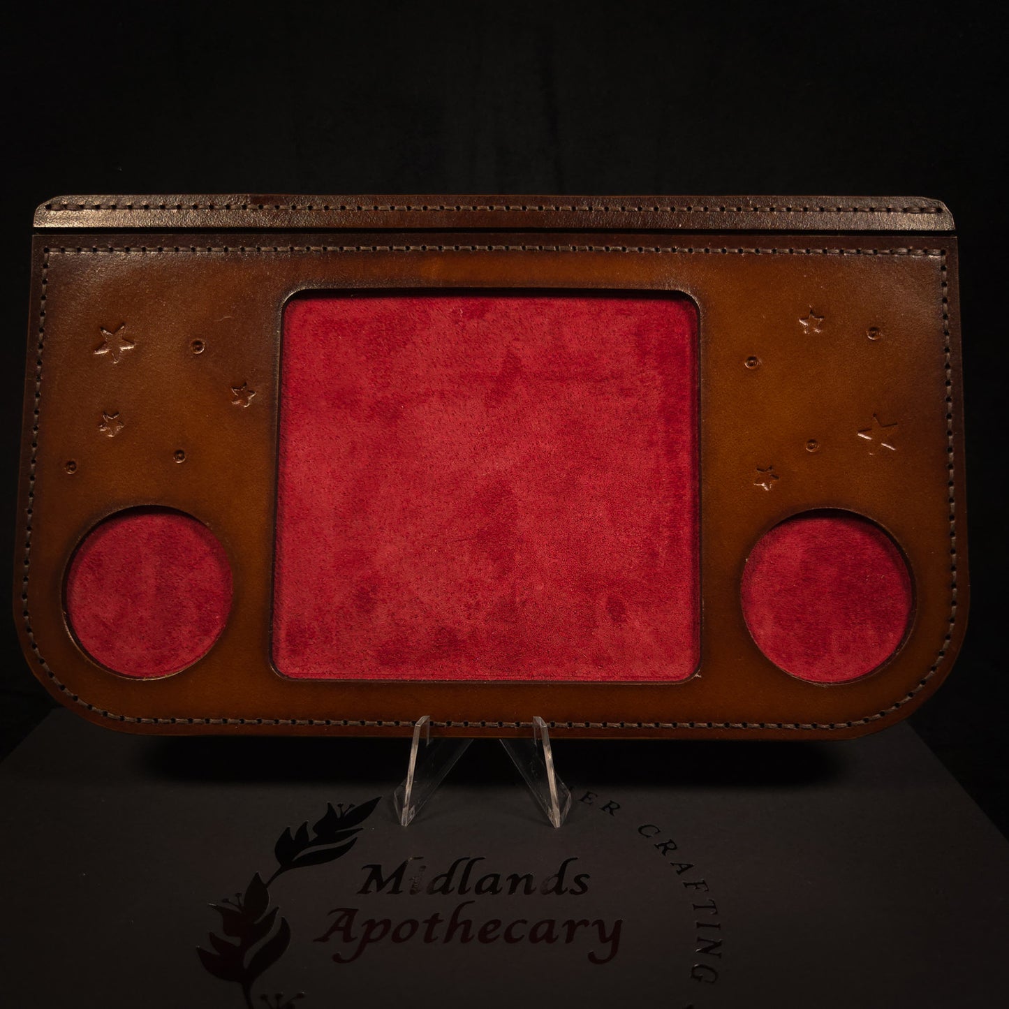 Handmade Leather Tarot Altar