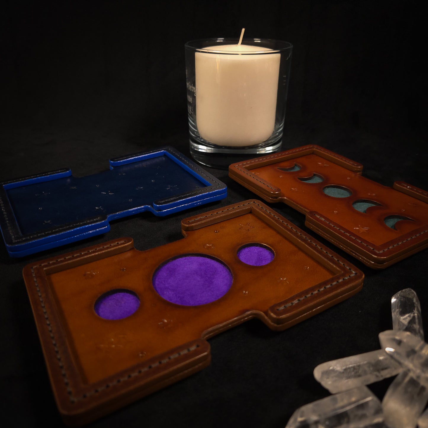 Handmade Leather Tarot Deck Stand