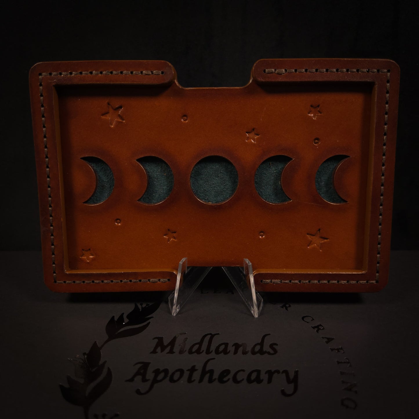 Handmade Leather Tarot Deck Stand