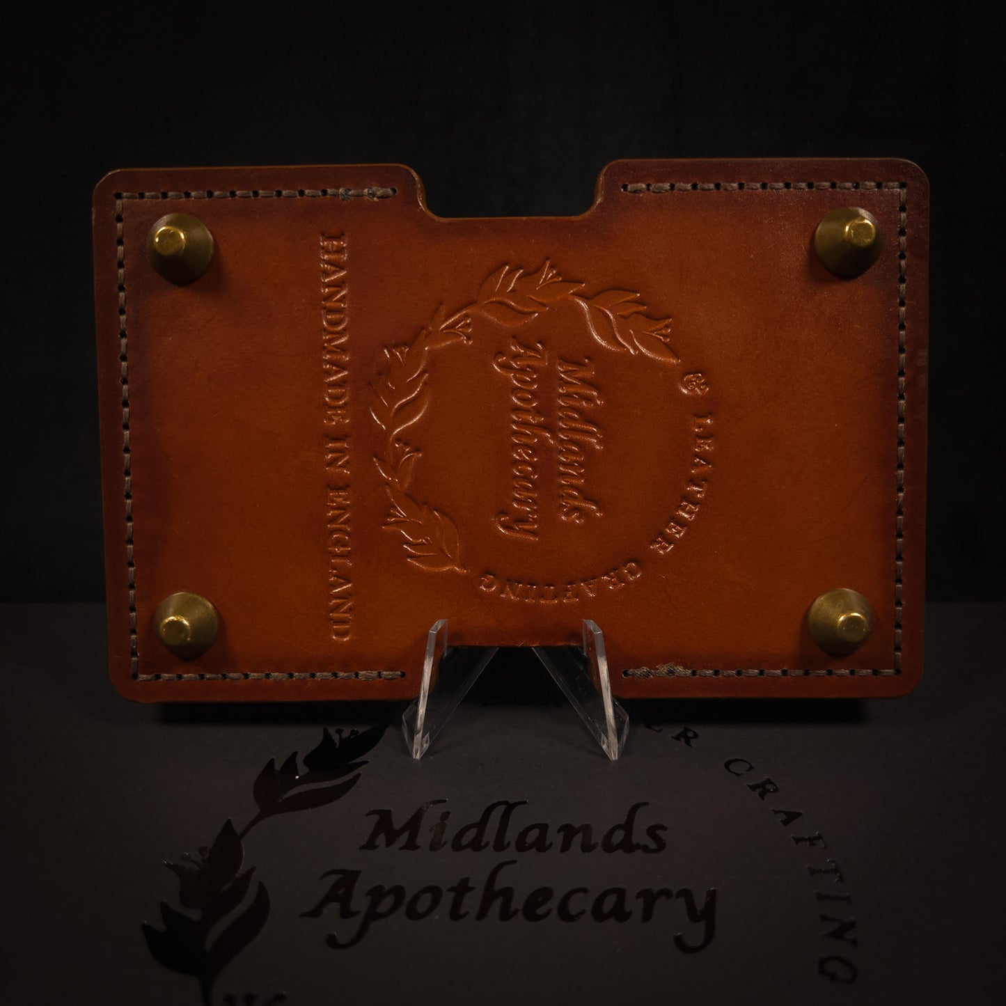 Handmade Leather Tarot Deck Stand