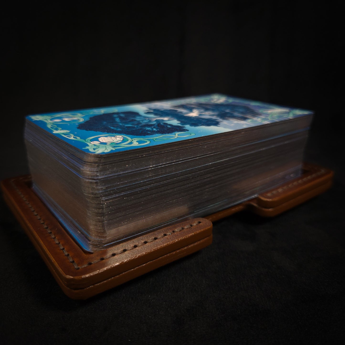 Handmade Leather Tarot Deck Stand