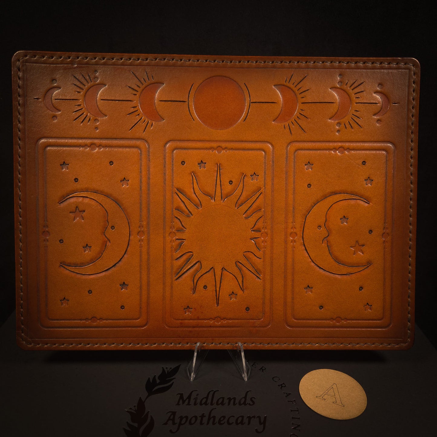 Handmade Leather Tarot Mat (Seconds/Flawed)