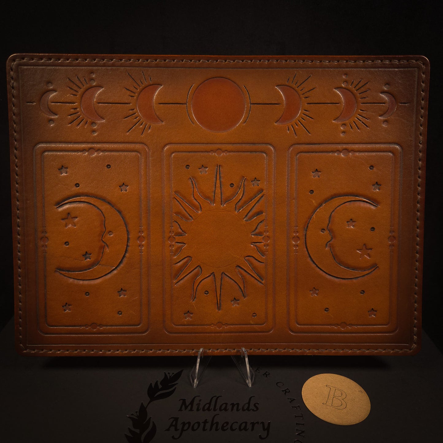 Handmade Leather Tarot Mat (Seconds/Flawed)