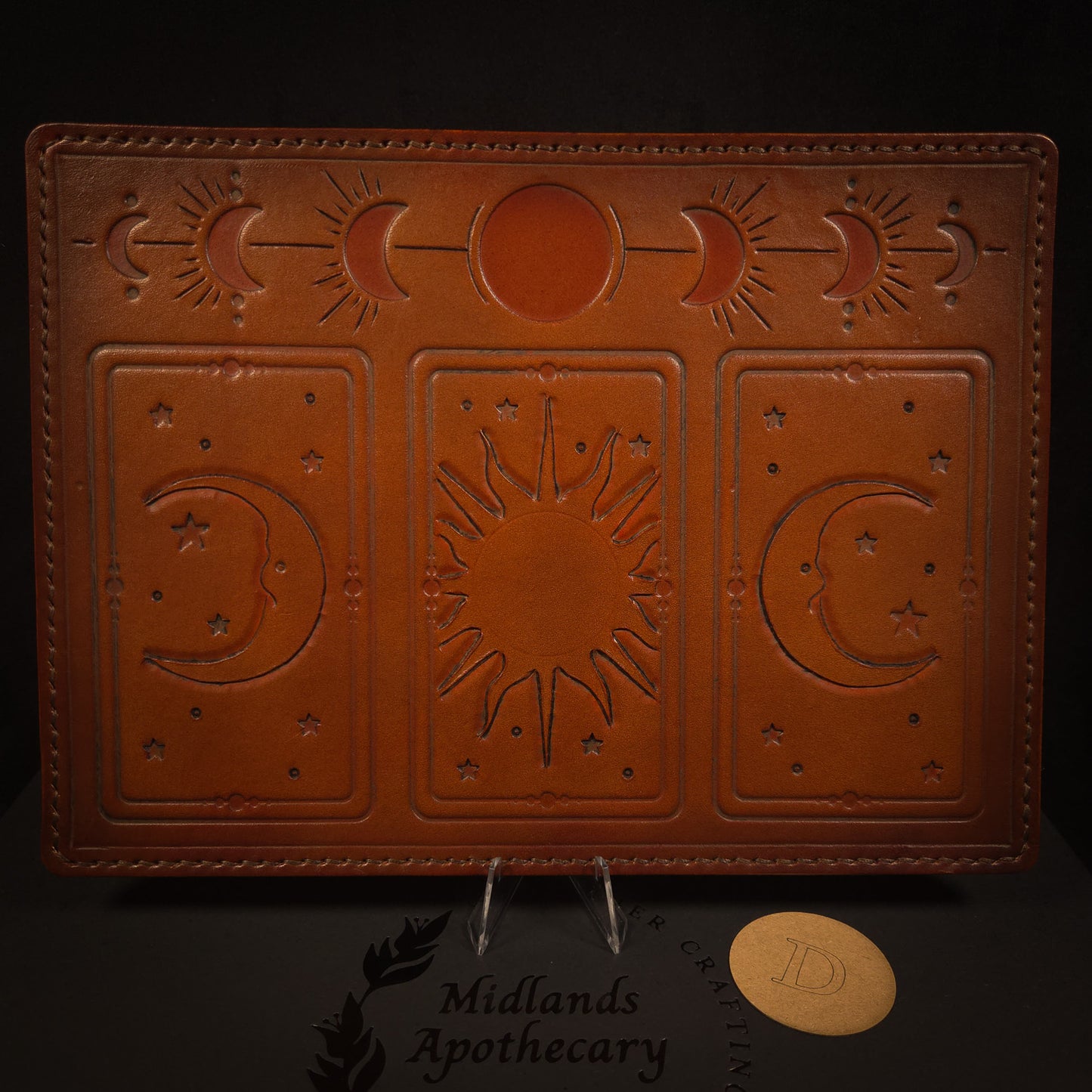 Handmade Leather Tarot Mat (Seconds/Flawed)