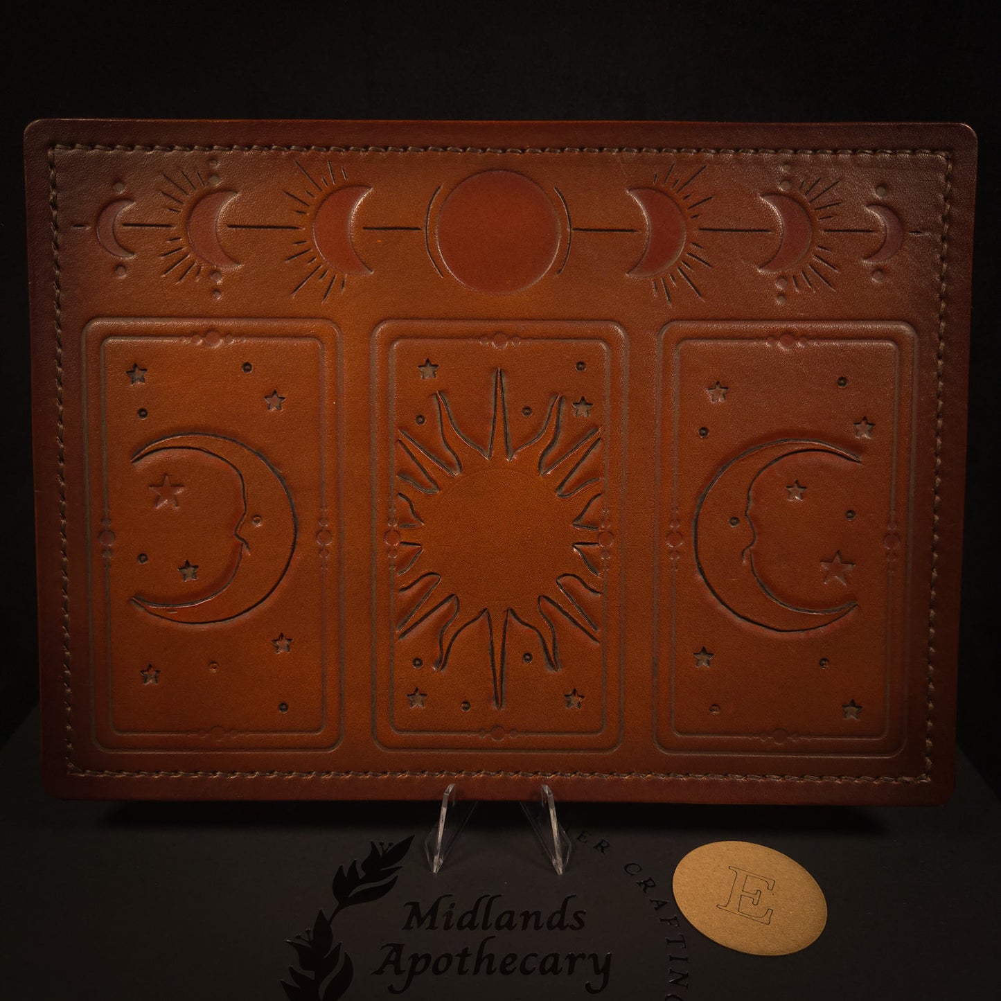 Handmade Leather Tarot Mat (Seconds/Flawed)