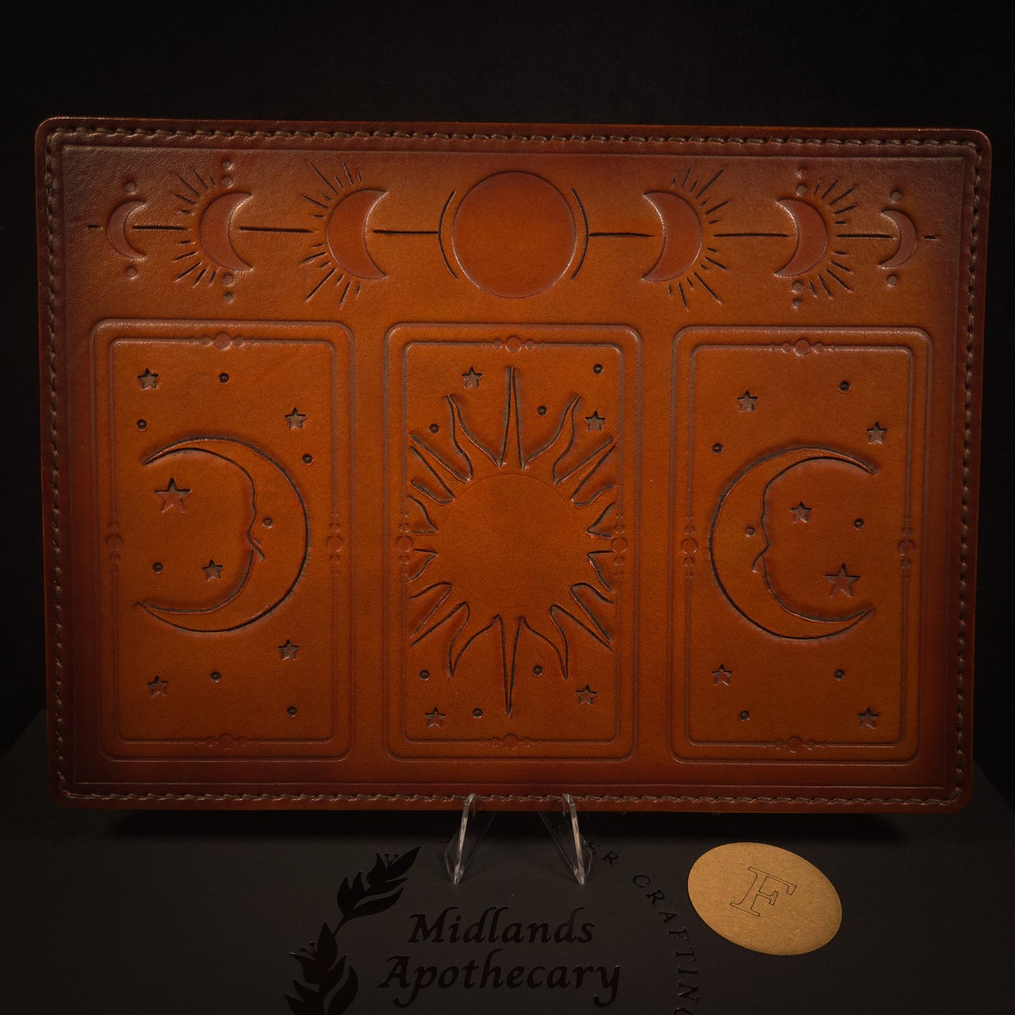 Handmade Leather Tarot Mat (Seconds/Flawed)