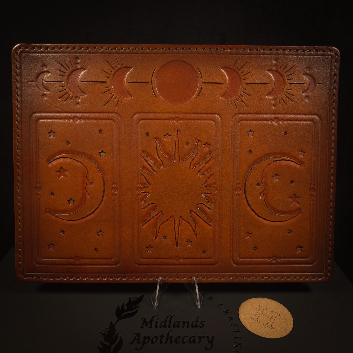 Handmade Leather Tarot Mat (Seconds/Flawed)