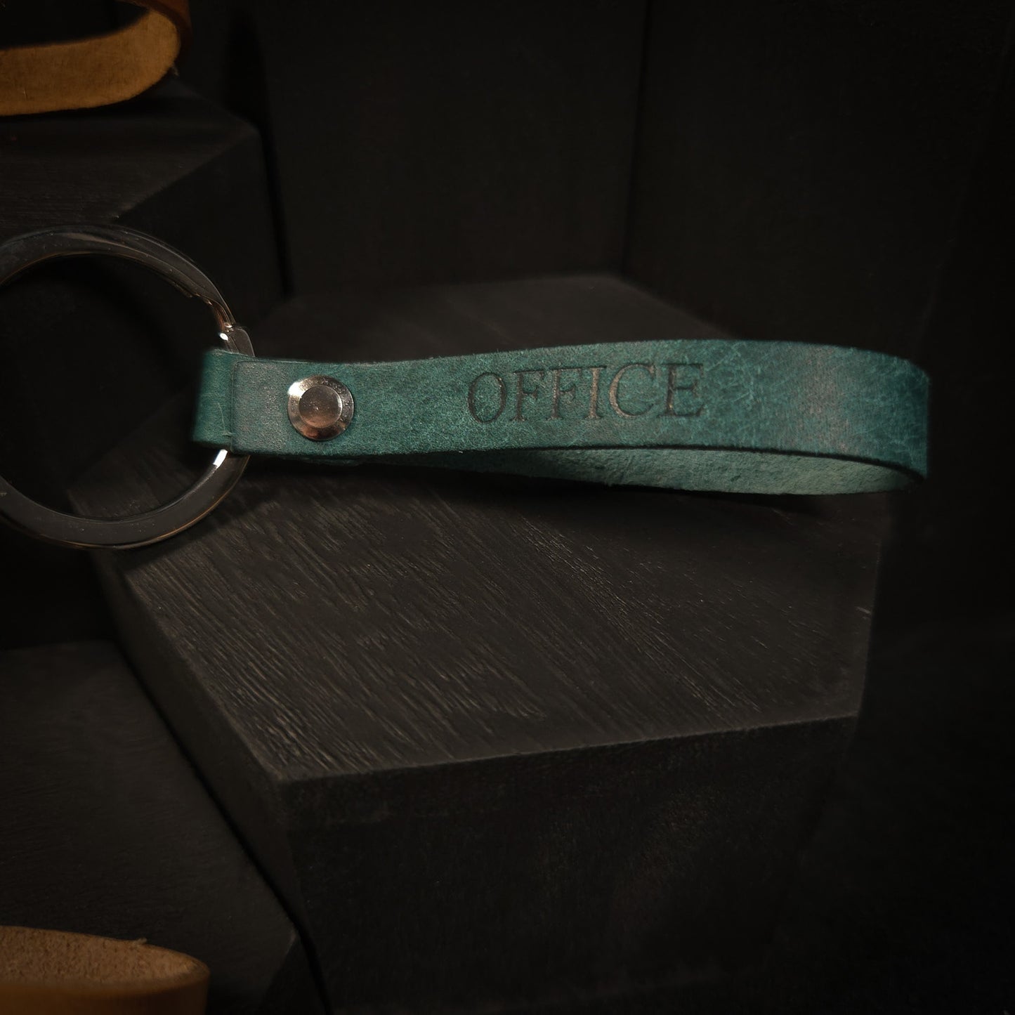 The Ashbourne Handmade Leather Keychain