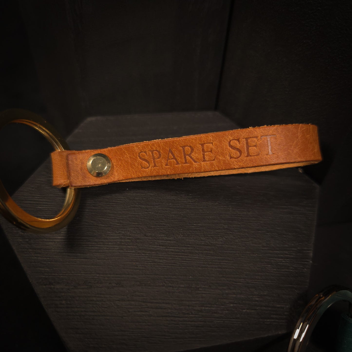The Ashbourne Handmade Leather Keychain