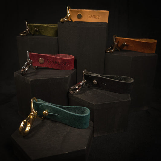 The Matlock Handmade Leather Keychain