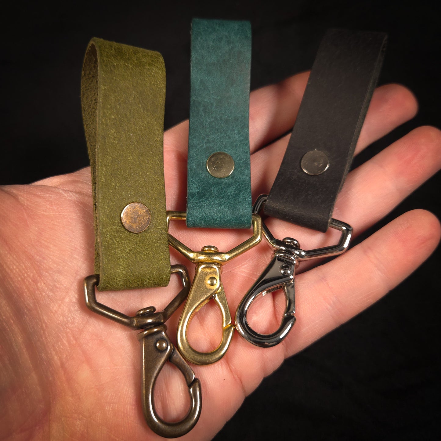 The Matlock Handmade Leather Keychain