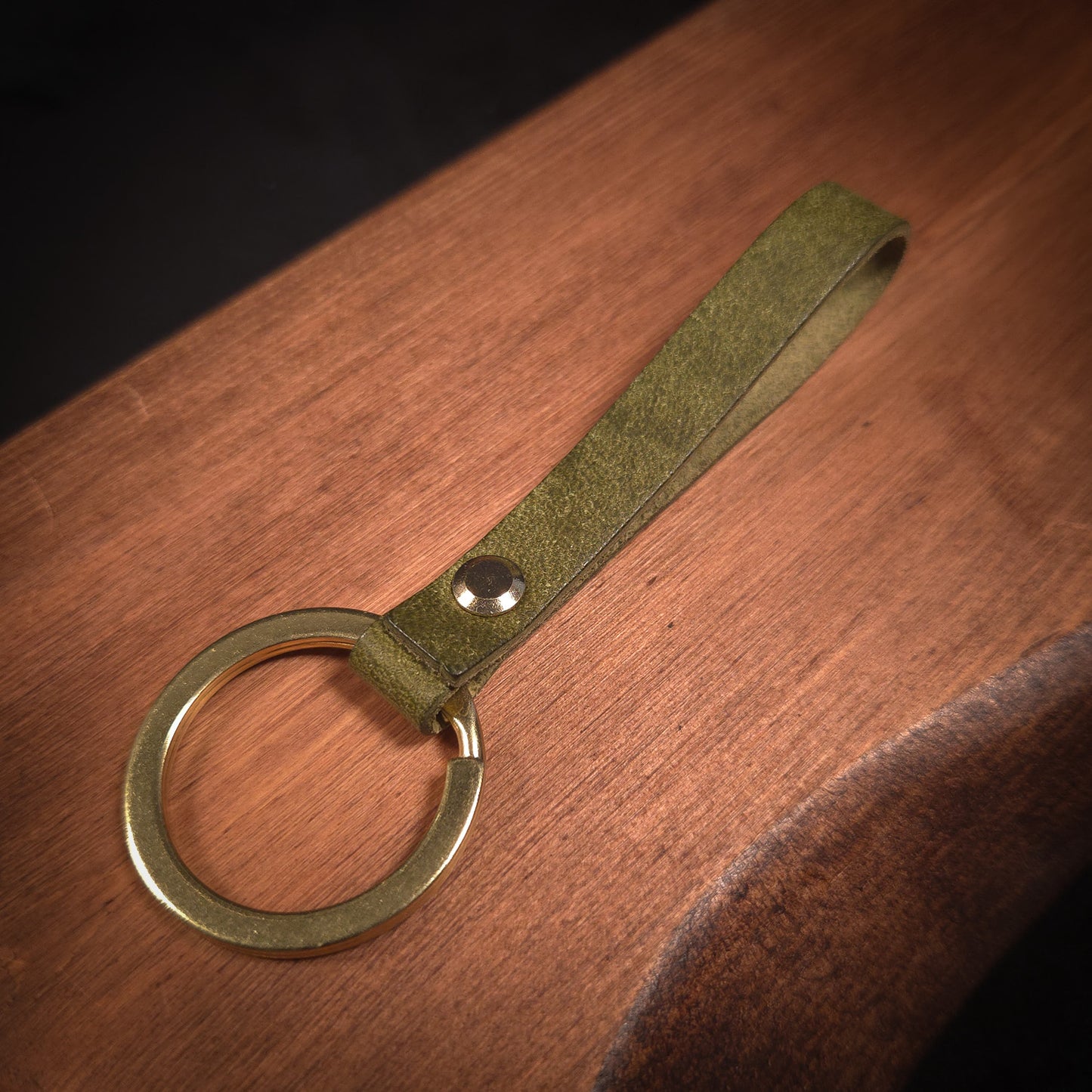 The Ashbourne Handmade Leather Keychain