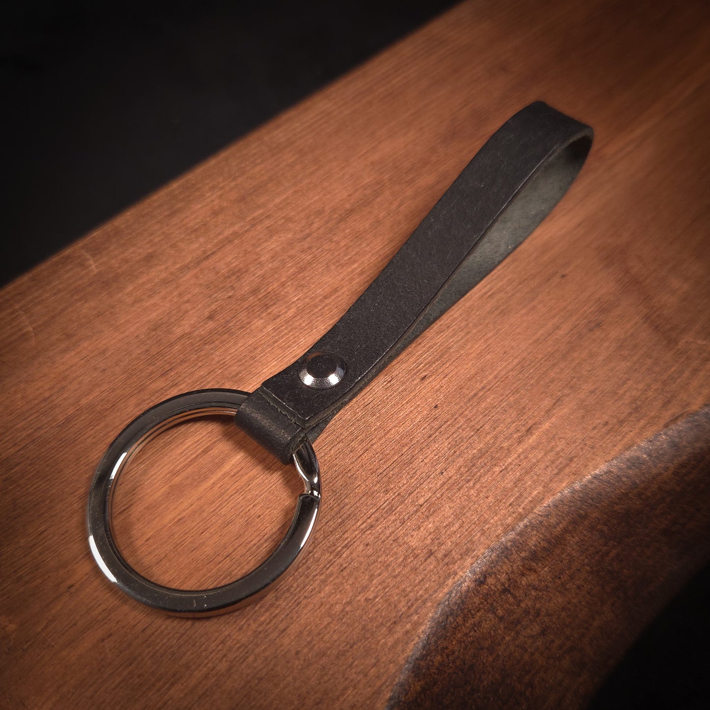 The Ashbourne Handmade Leather Keychain