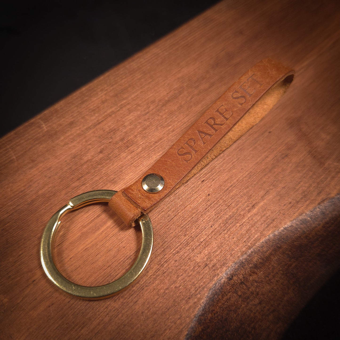 The Ashbourne Handmade Leather Keychain
