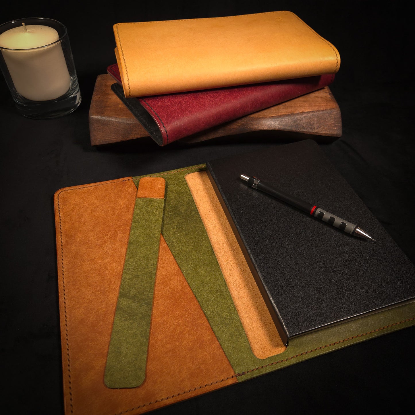 The Castleton Handmade Leather Journal Cover