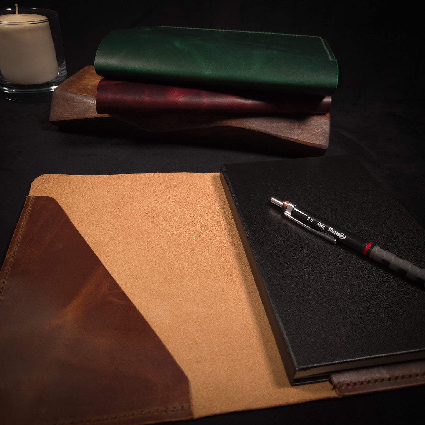 The Tideswell Handmade Leather Journal Cover