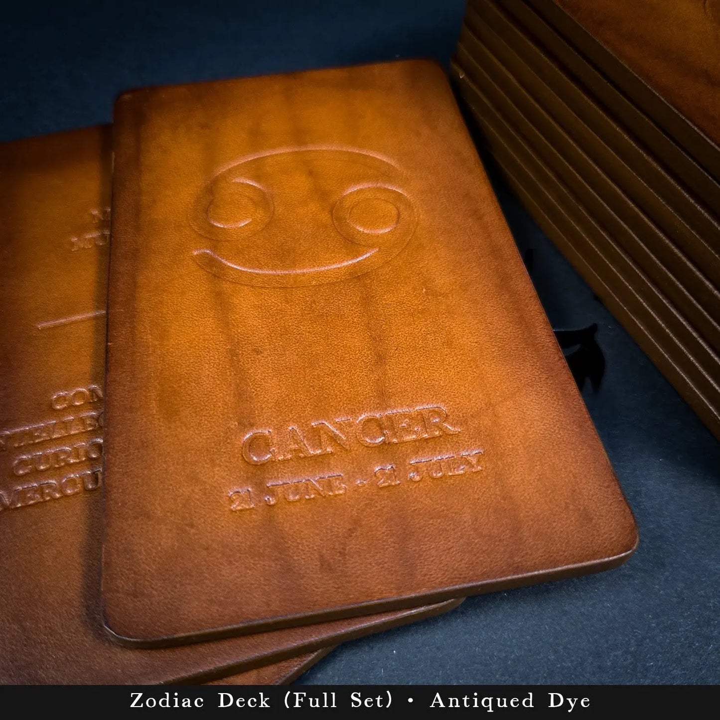 Handmade Zodiac Leather Deck