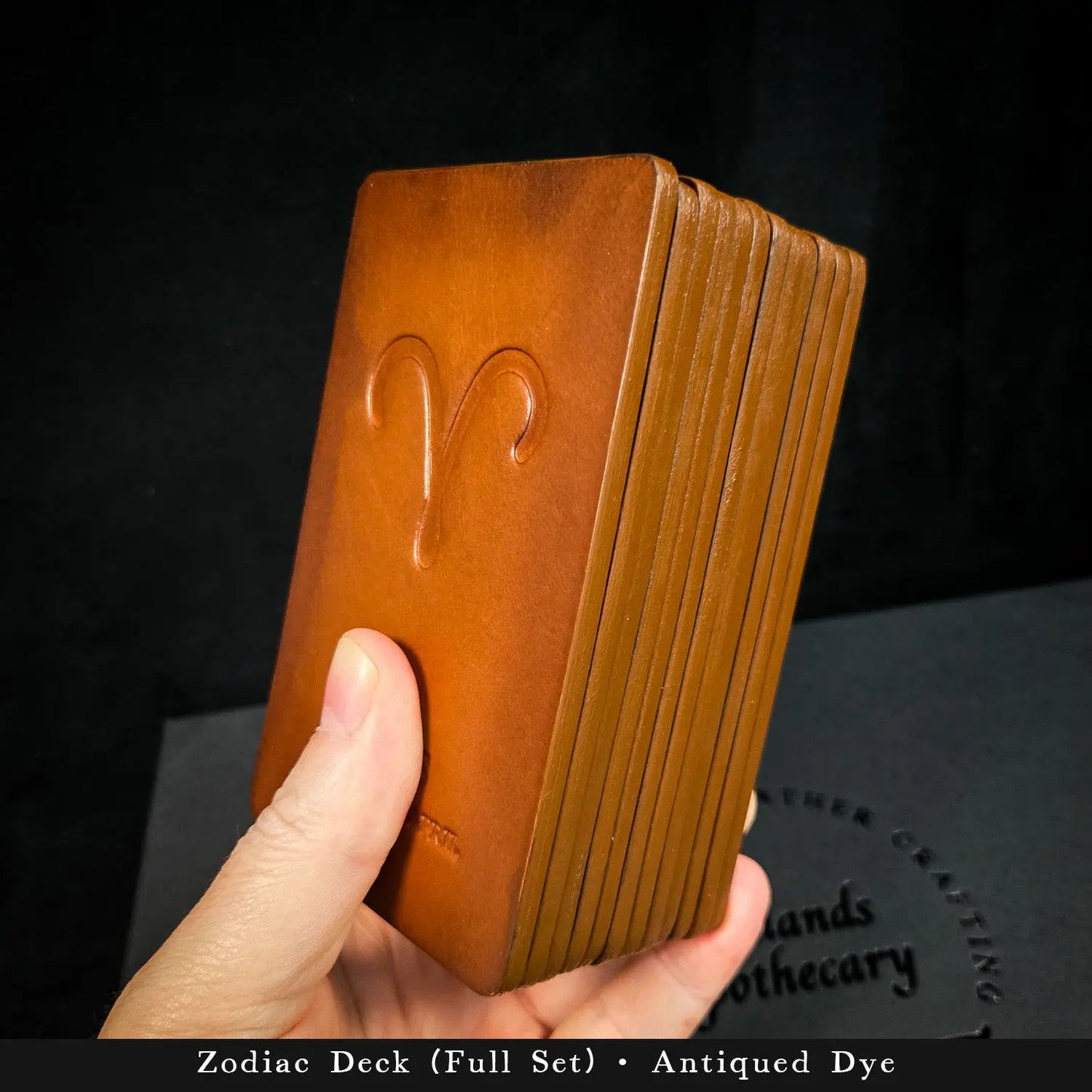 Handmade Zodiac Leather Deck